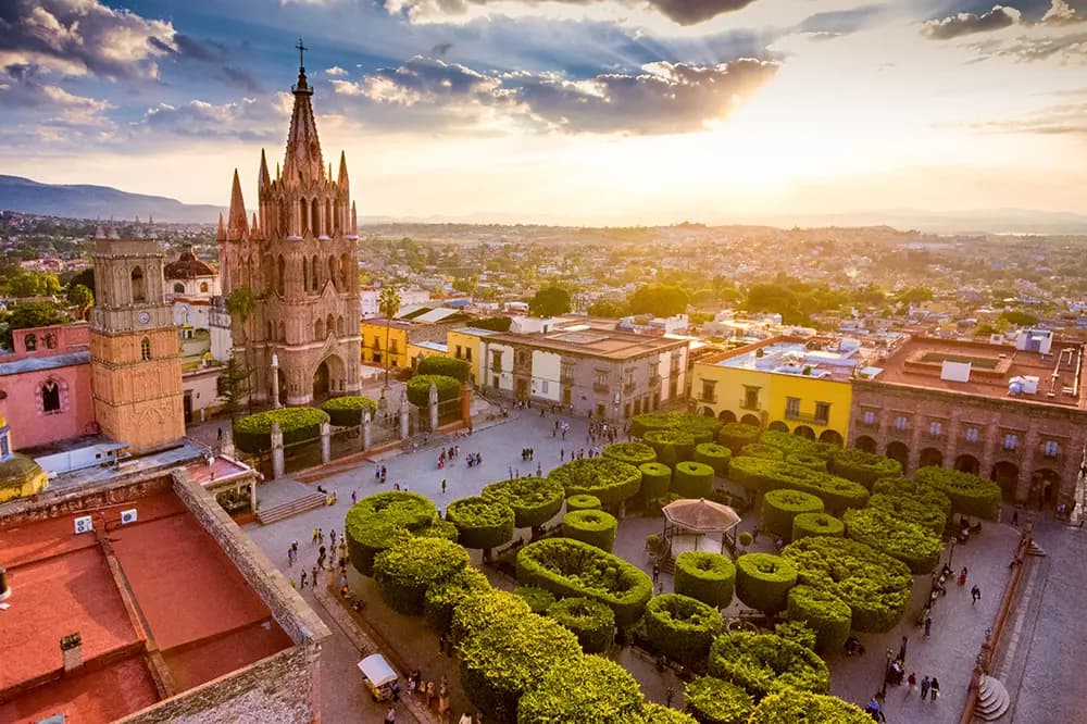 Aerial view of San Miguel de Allende